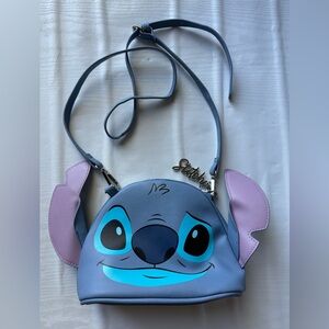 Disney Stitch 2 Piece Set Purse Crossbody Bag Keychain Bag Charm
